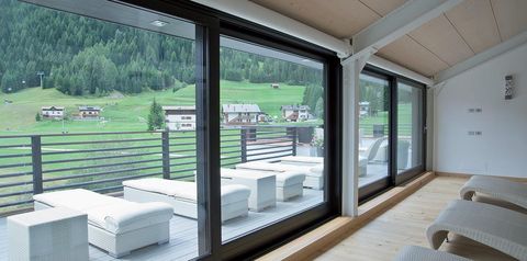 góry, balkon / taras