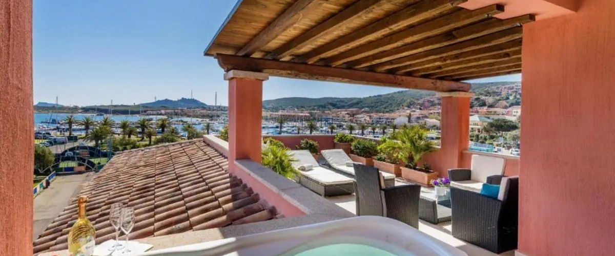 jacuzzi, balkon / taras