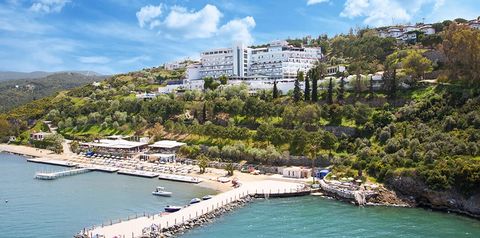 teren hotelu, plaża