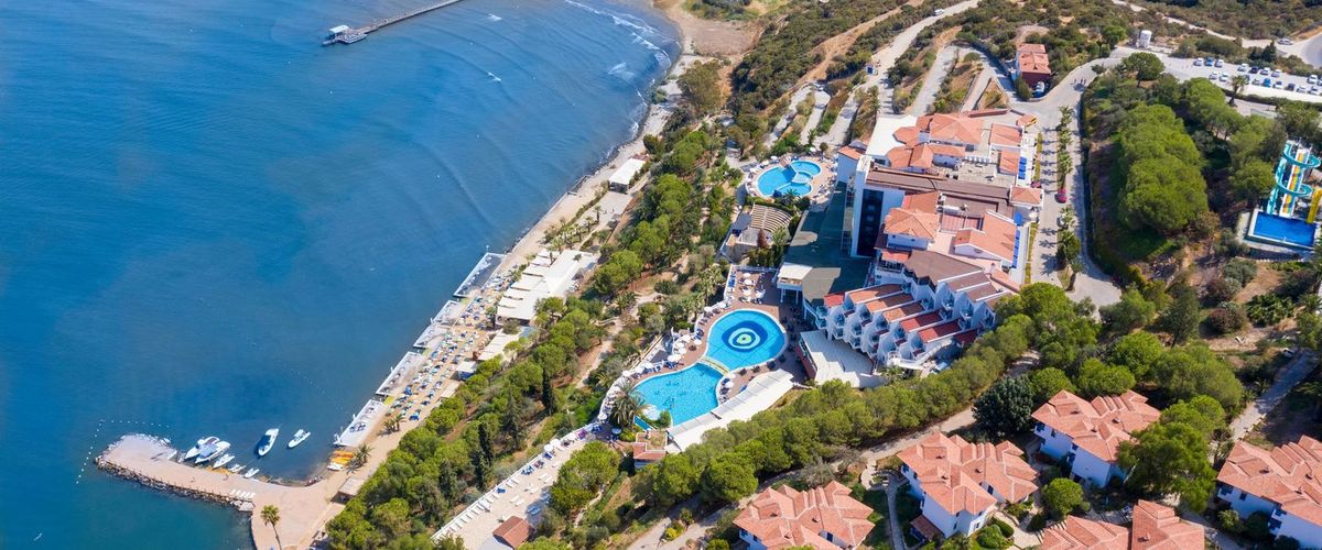 teren hotelu, plaża