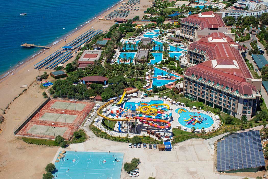 teren hotelu, aquapark, plaża