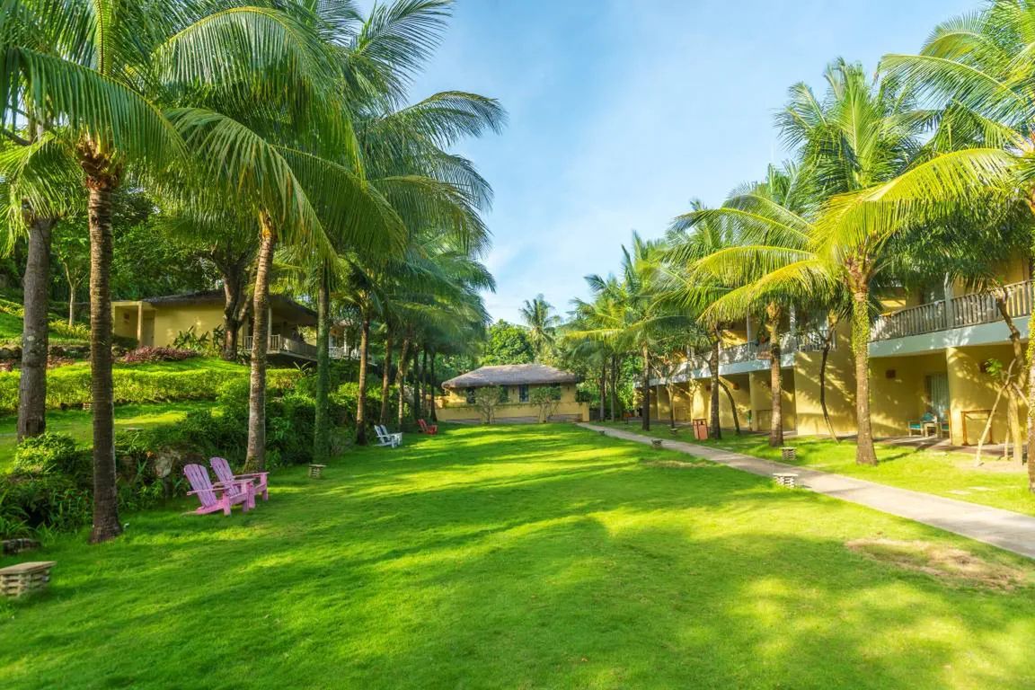 obiekt, teren hotelu