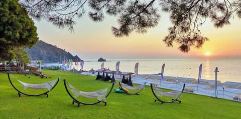 teren hotelu, plaża