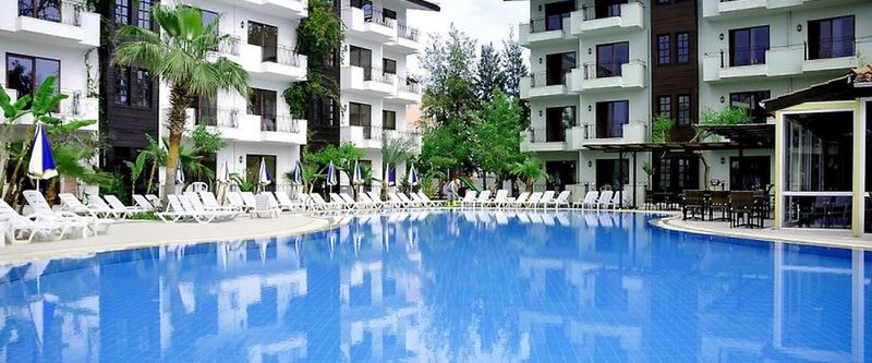 obiekt, teren hotelu