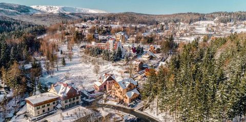 obiekt, teren hotelu, góry