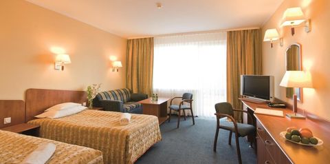 teren hotelu, pokój