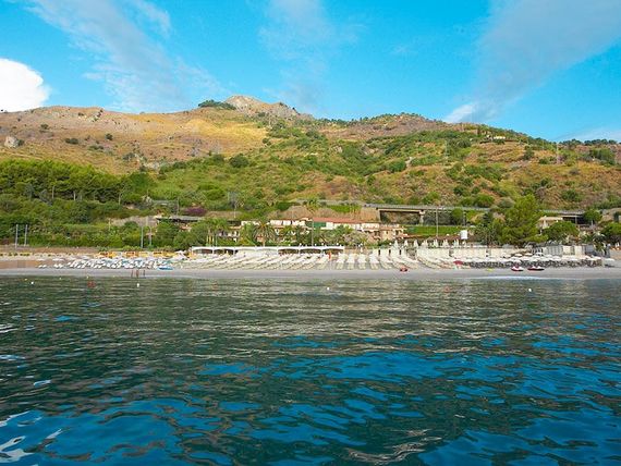 teren hotelu, plaża