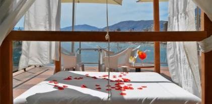 góry, balkon / taras