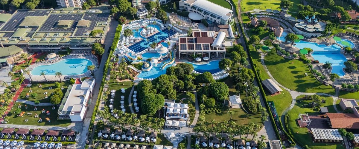 obiekt, teren hotelu, plaża