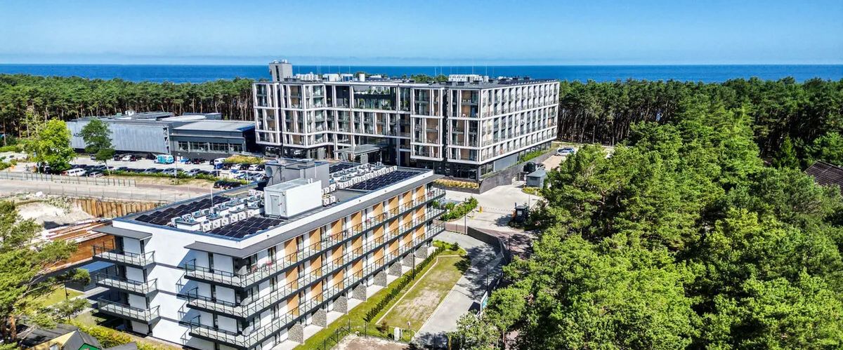 obiekt, teren hotelu