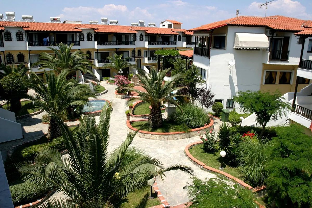 teren hotelu, obiekt