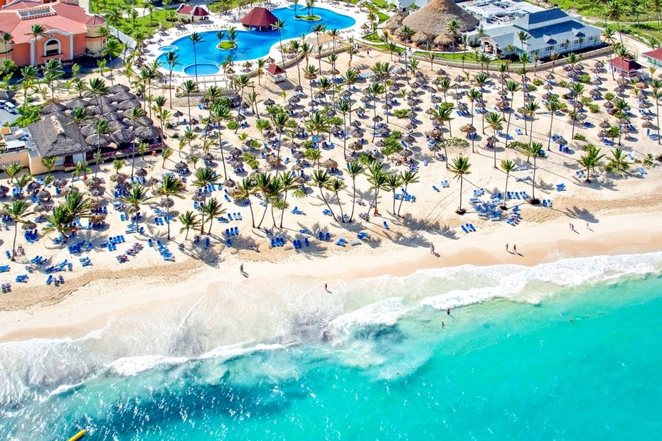 teren hotelu, plaża