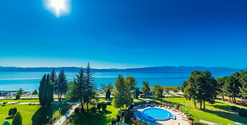 teren hotelu, basen