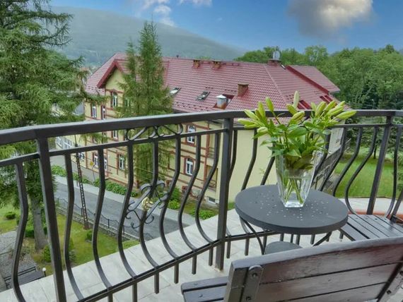 teren hotelu, balkon / taras