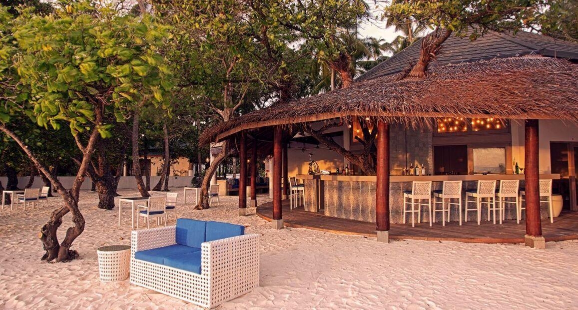obiekt, teren hotelu, plaża