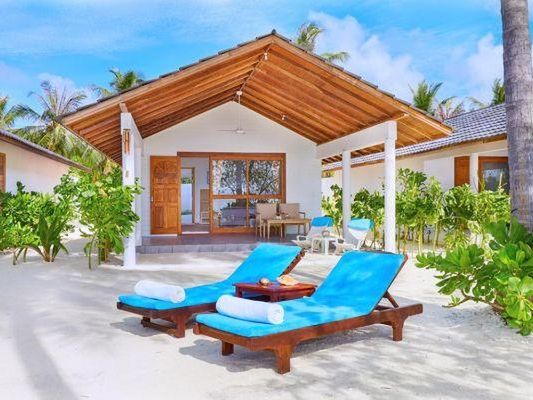 bungalowy, teren hotelu