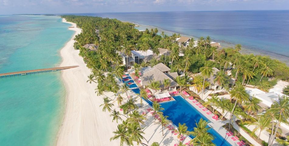 teren hotelu, plaża