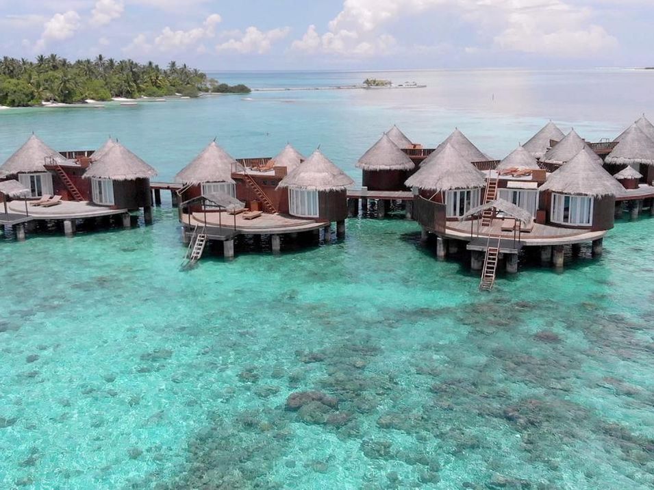 bungalowy, teren hotelu