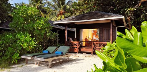 obiekt, teren hotelu, plaża