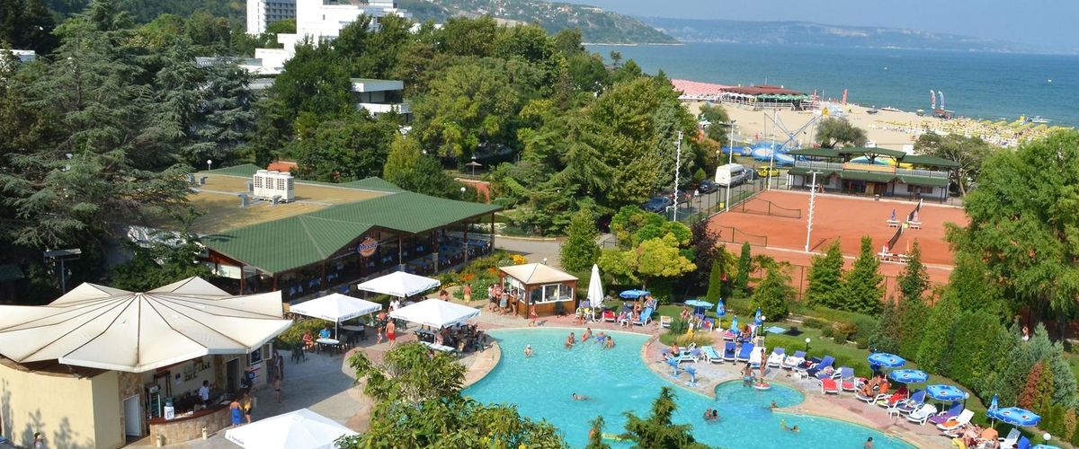 teren hotelu, basen