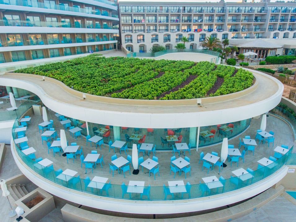 teren hotelu, balkon / taras