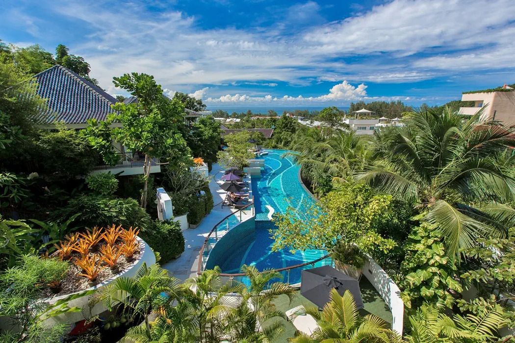 teren hotelu, basen
