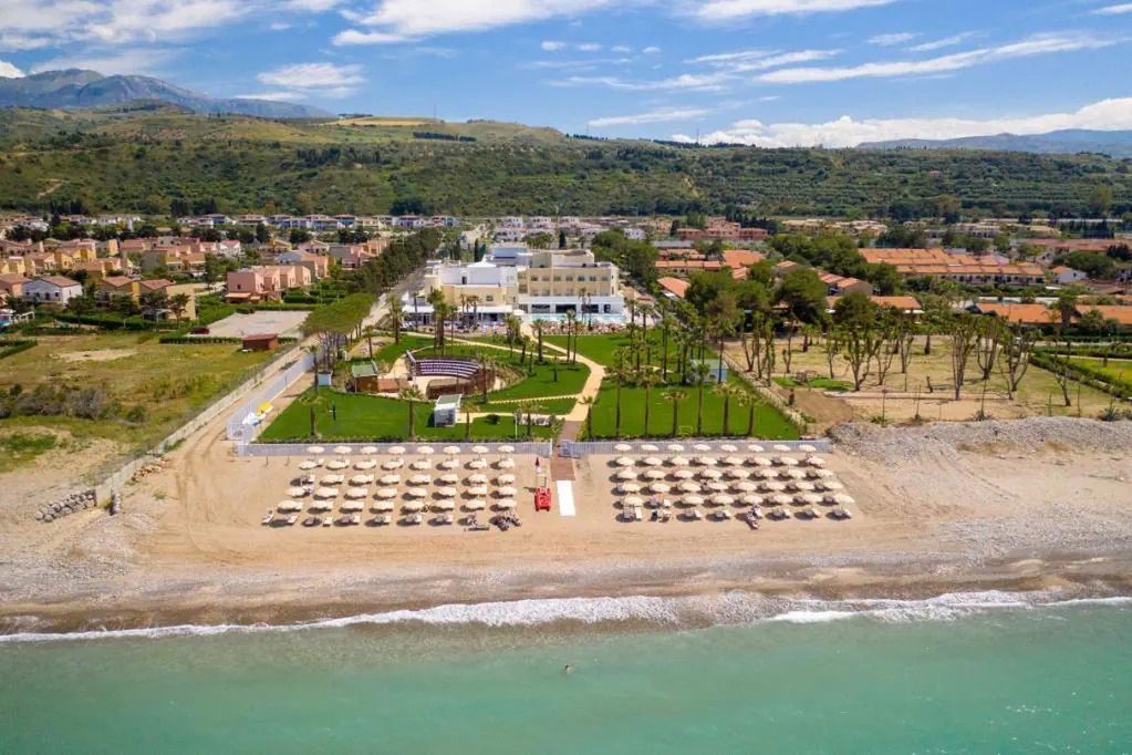 teren hotelu, plaża