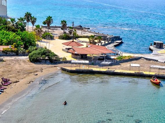 teren hotelu, plaża