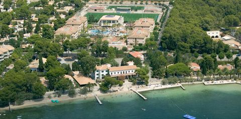 obiekt, teren hotelu, plaża