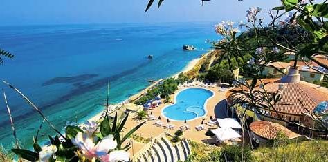 teren hotelu, plaża, basen