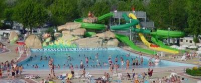 zjeżdżalnia, basen, aquapark