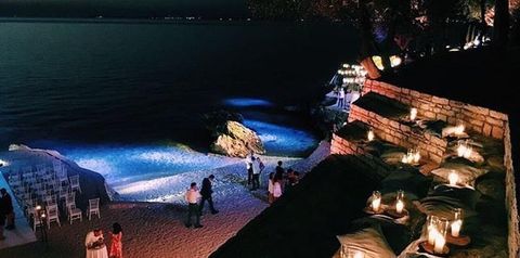 teren hotelu, plaża