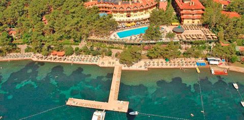 teren hotelu, basen, plaża