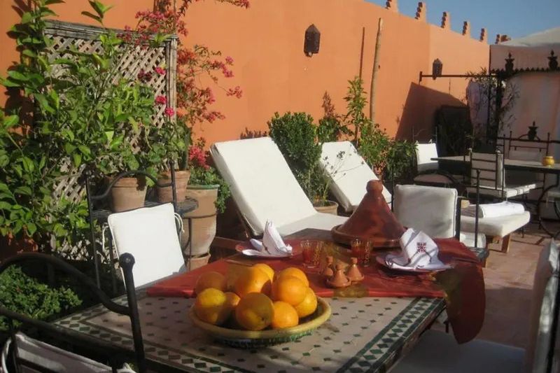Riad Alida - teren hotelu