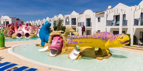 zjeżdżalnia, brodzik