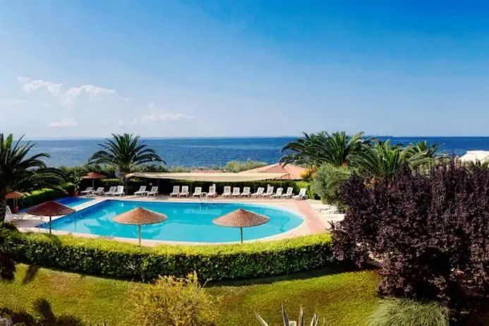 plaża, teren hotelu, basen