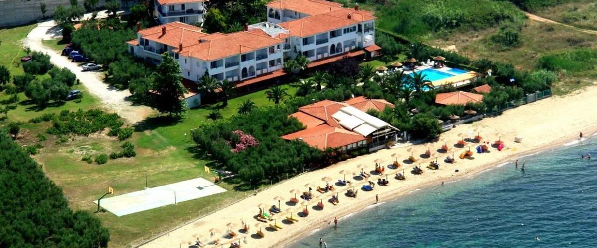 plaża, teren hotelu, obiekt