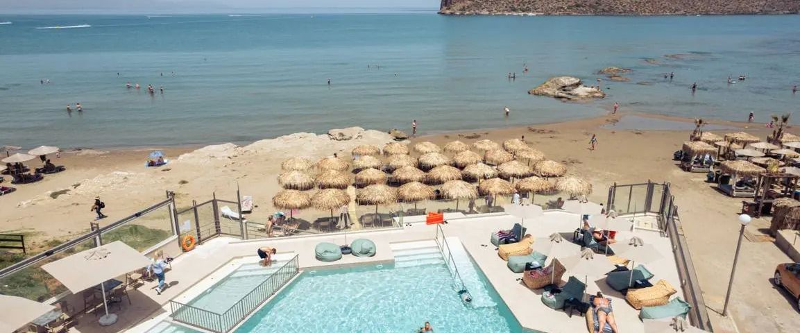 plaża, basen