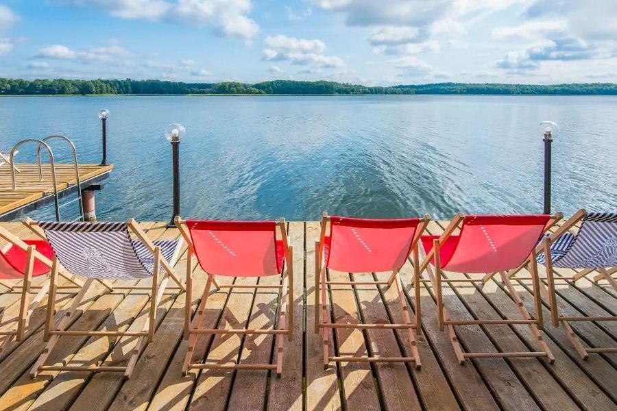 teren hotelu, plaża