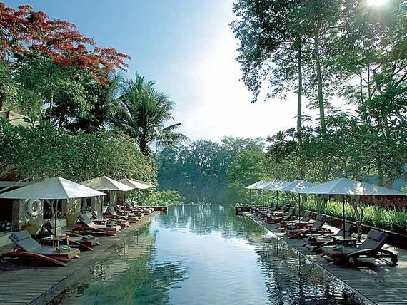 teren hotelu, basen