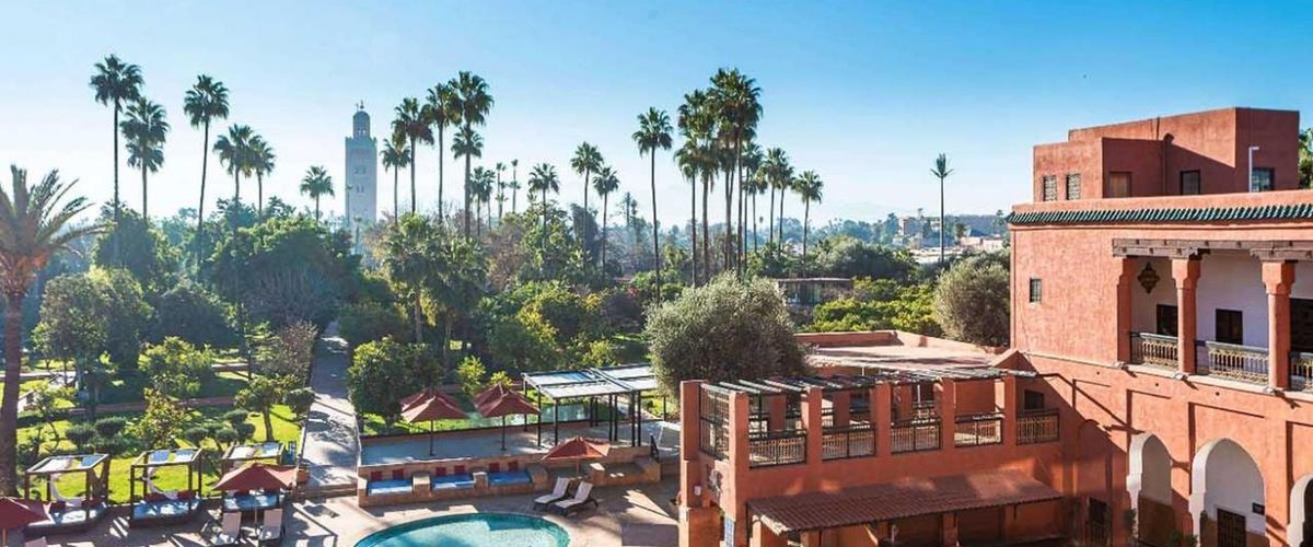 obiekt, teren hotelu, basen