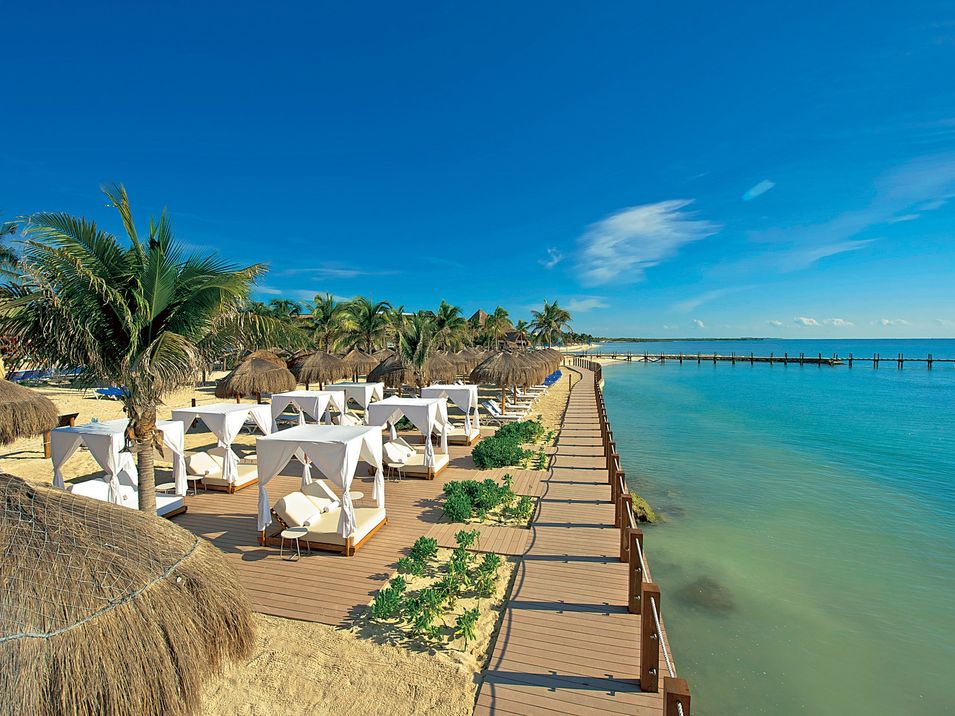 teren hotelu, plaża