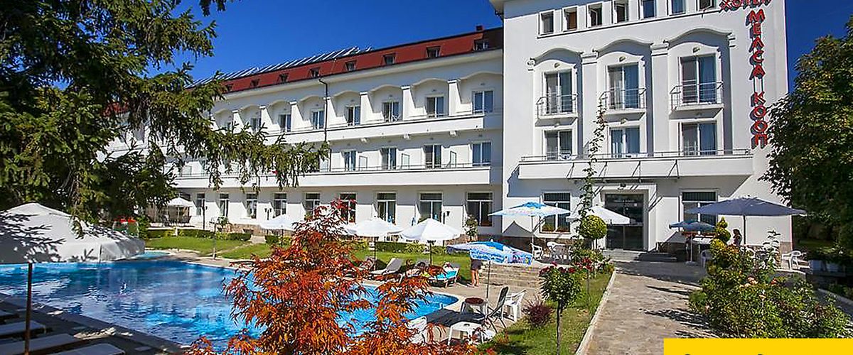 obiekt, teren hotelu, basen