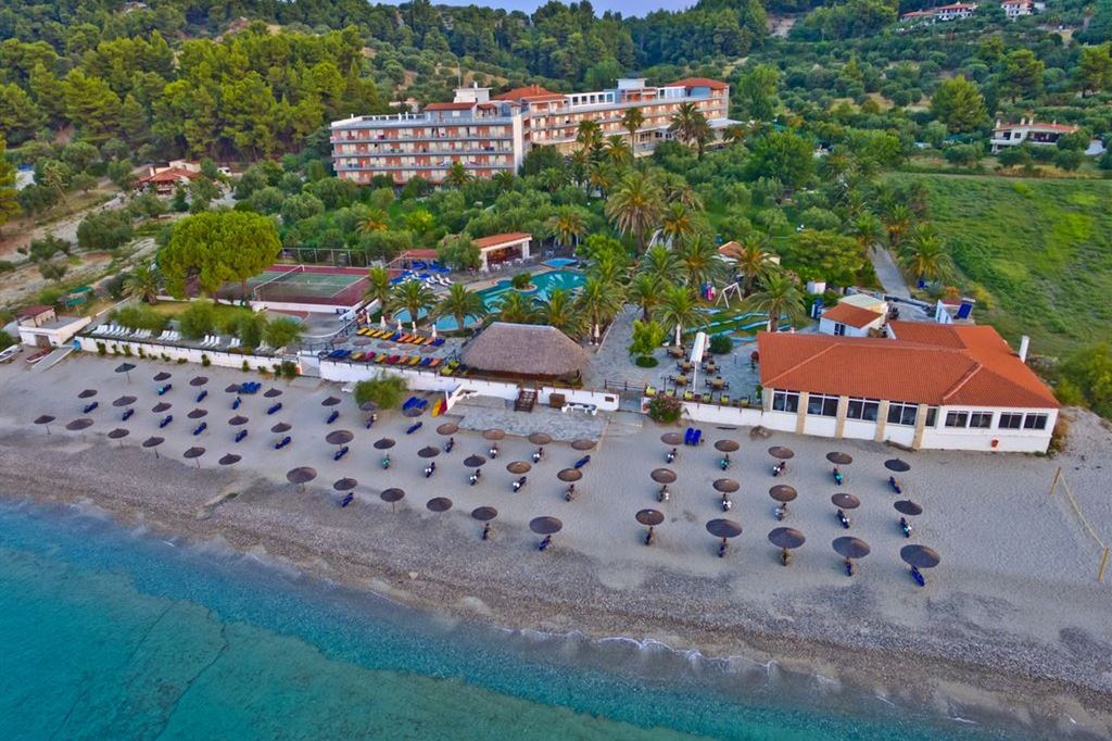 teren hotelu, plaża