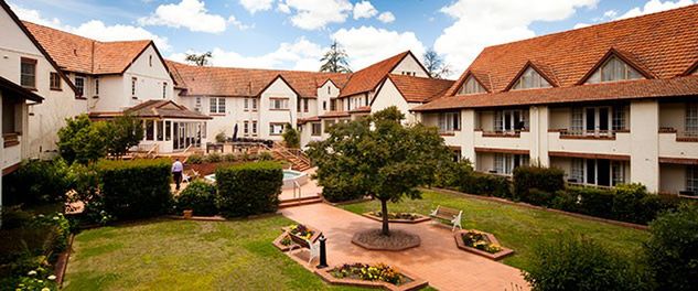 teren hotelu, basen, obiekt