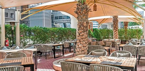 teren hotelu, restauracja