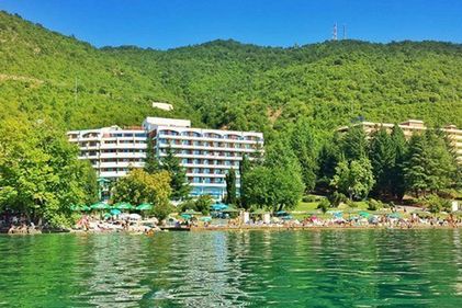 góry, plaża, obiekt