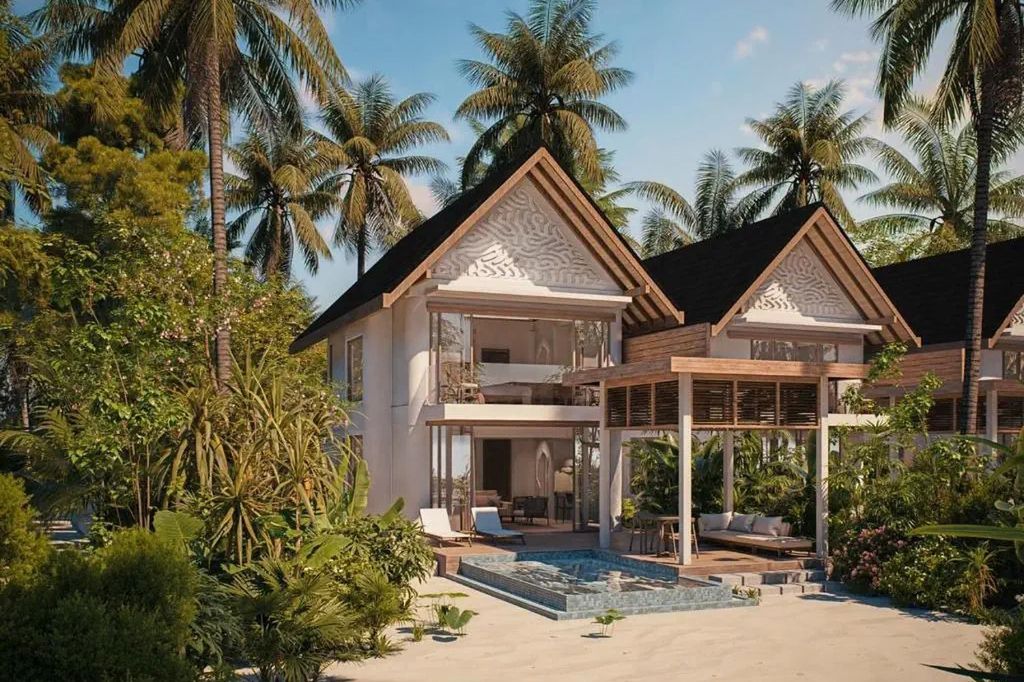 plaża, basen, obiekt