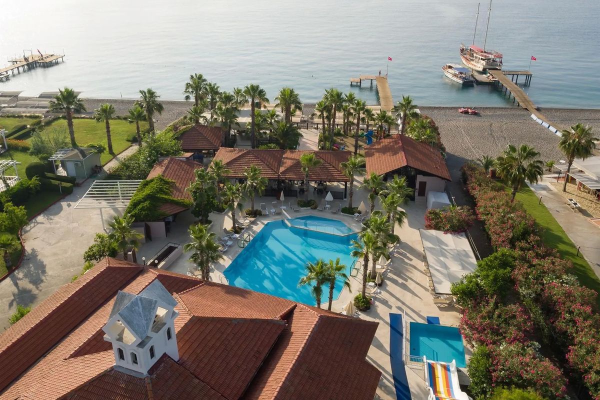 plaża, teren hotelu, basen