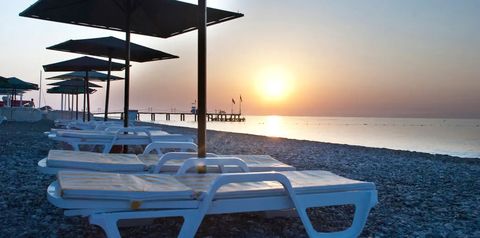 teren hotelu, plaża